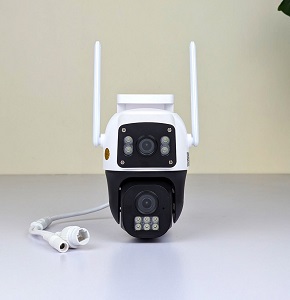 V380 Dual Lens 8MP 4G Wi-Fi PTZ ক্যামেরা