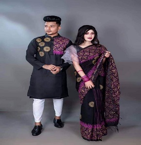 Couple Dress Saree Panjabi